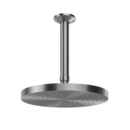 DOCOL MIX&MATCH ROCIADOR 200MM TECHO GRAFITO CEPILLADO