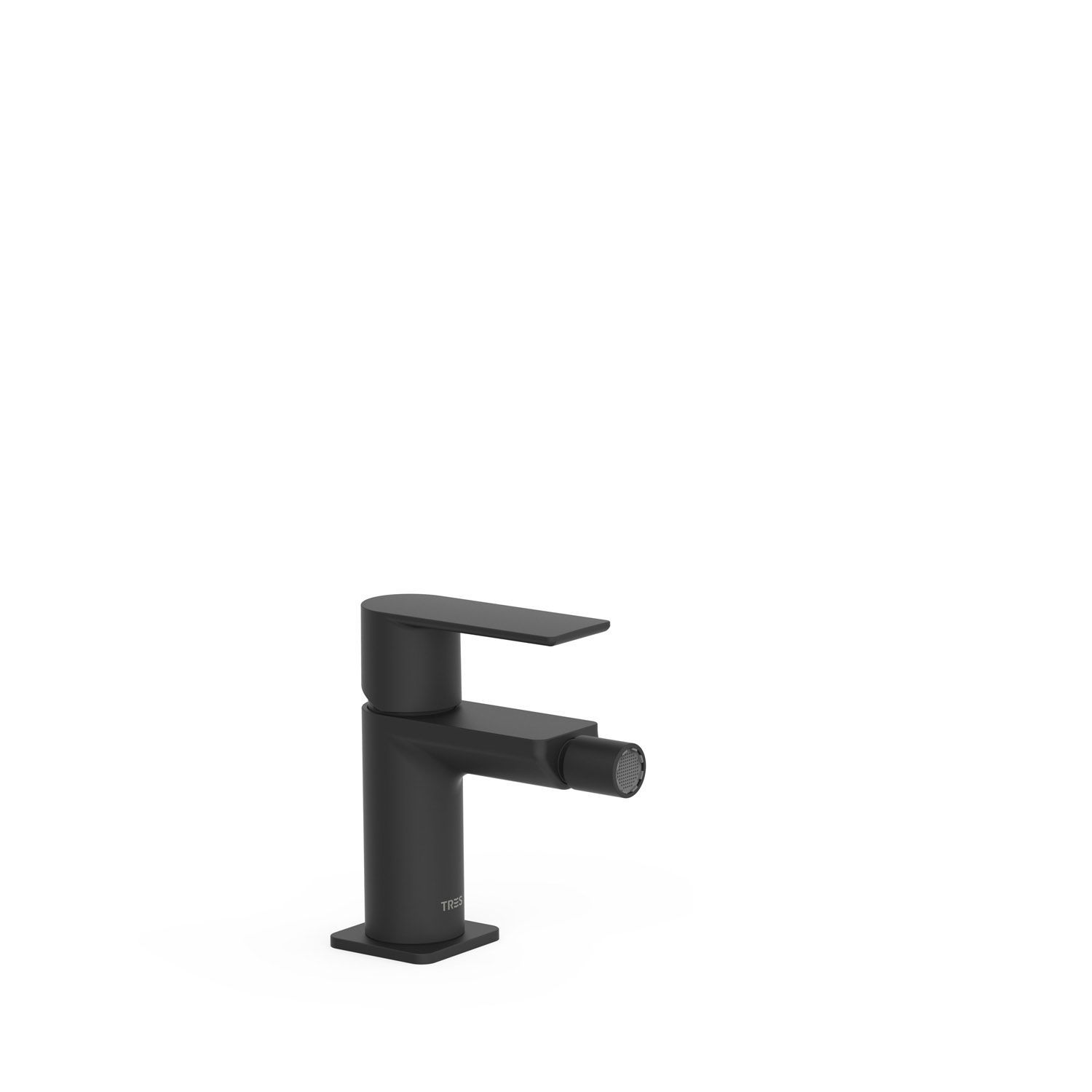 TRES LOFT BIDET FRONTAL  MONOMANDO  NEGRO  MATE MANETA RECTA