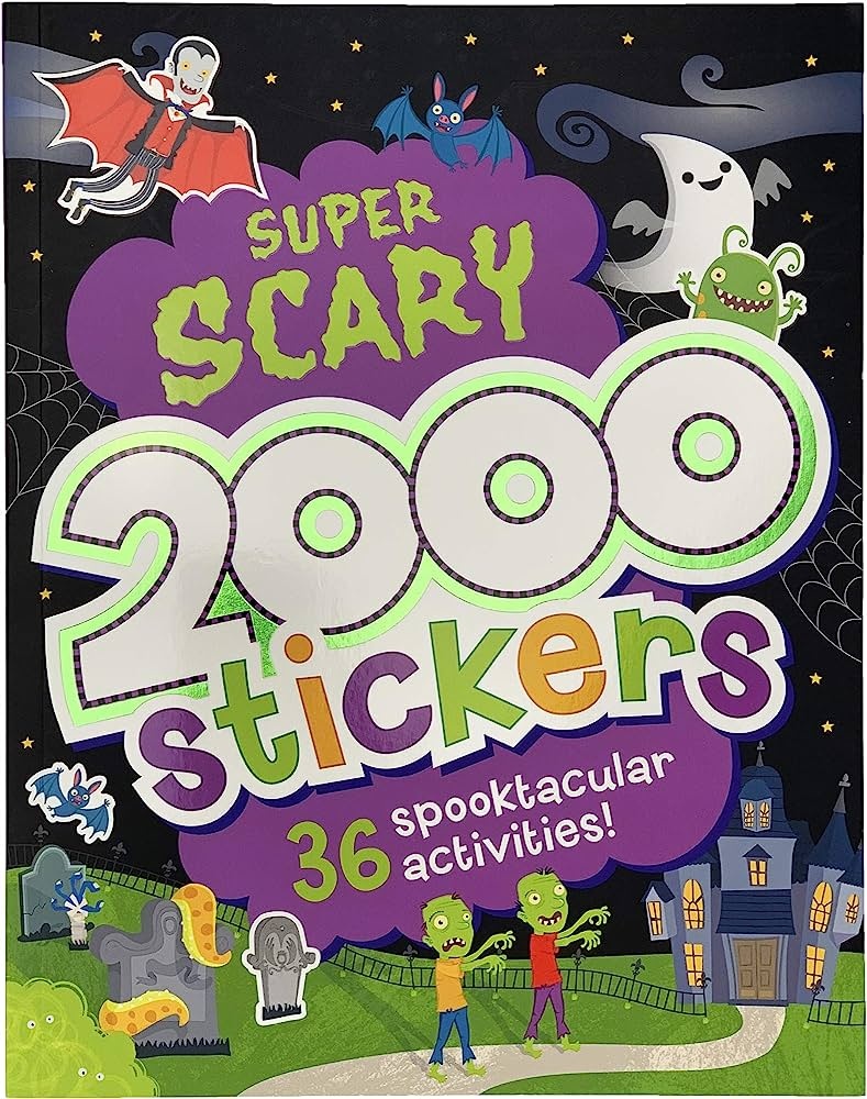 SUPER SCARY.2000 PEGATINAS