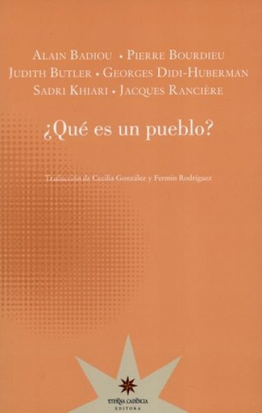 ¿QUE ES UN PUEBLO?