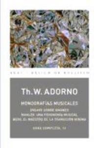 MONOGRAFÍAS MUSICALES. OBRA COMPLETA, 13
