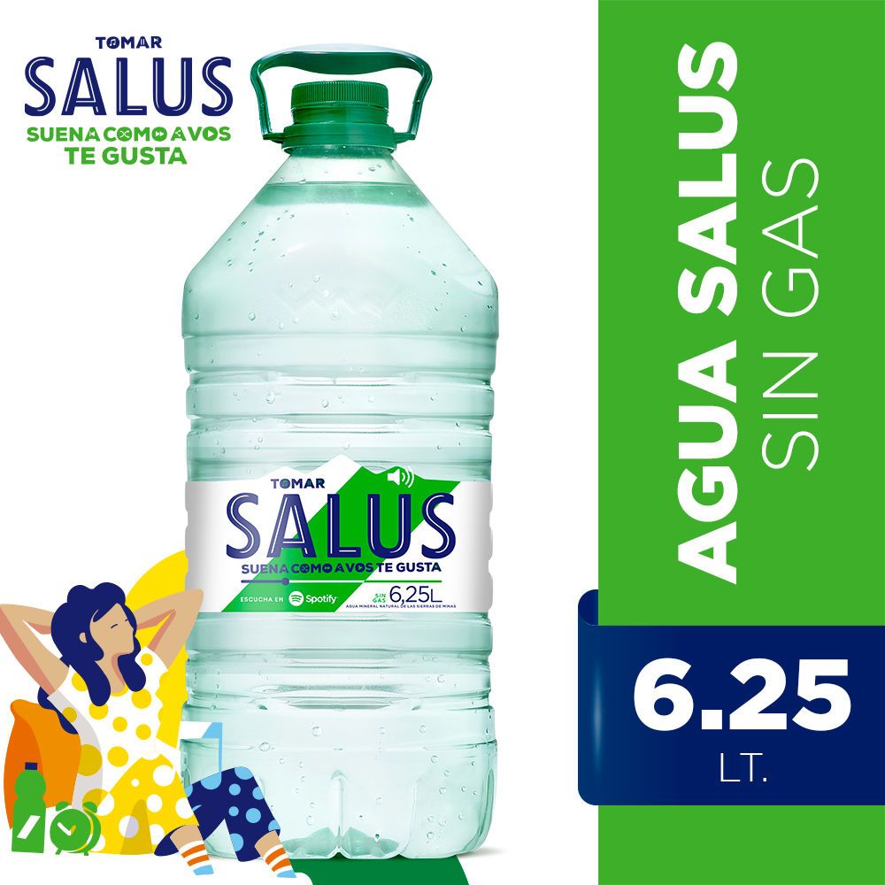 Agua Salus sin gas Bidón 6.25L