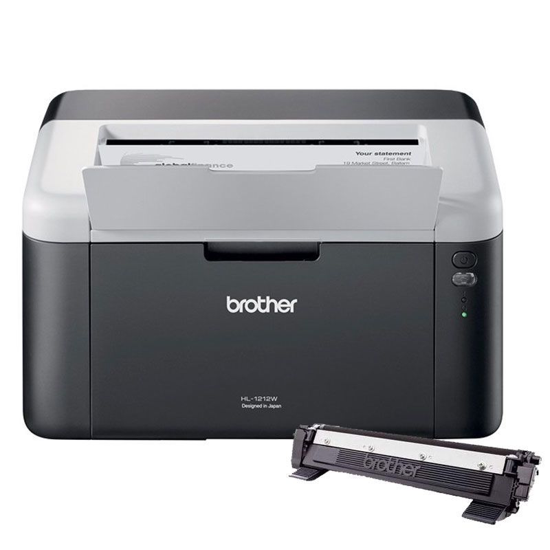 Impresora Láser Brother HL 1212 + Toner Inicial