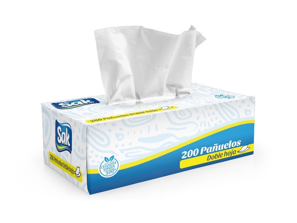 Pañuelos Sak x 200 Unidades