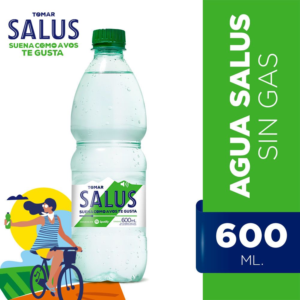 Agua Salus sin gas 600cc