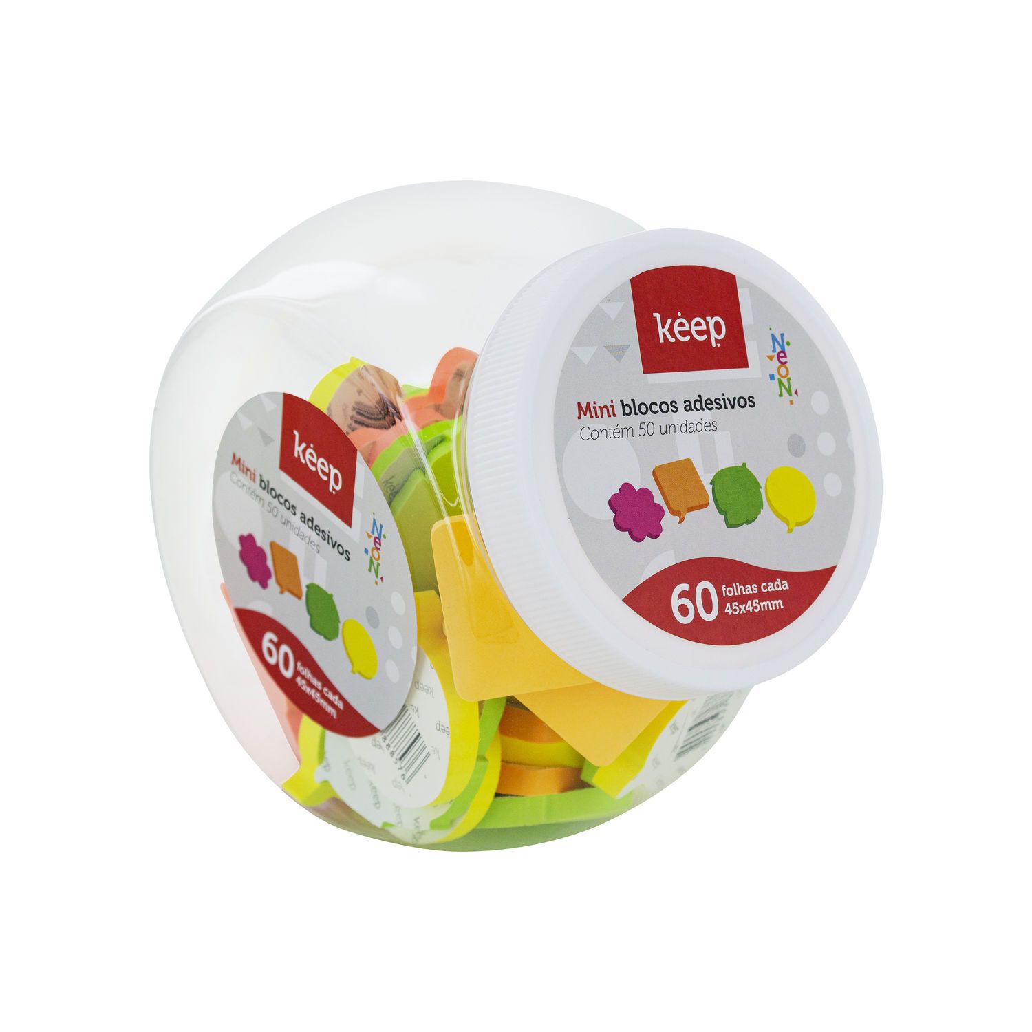 Pote 50 Bloques Adhesivos 45x45 Keep EI032