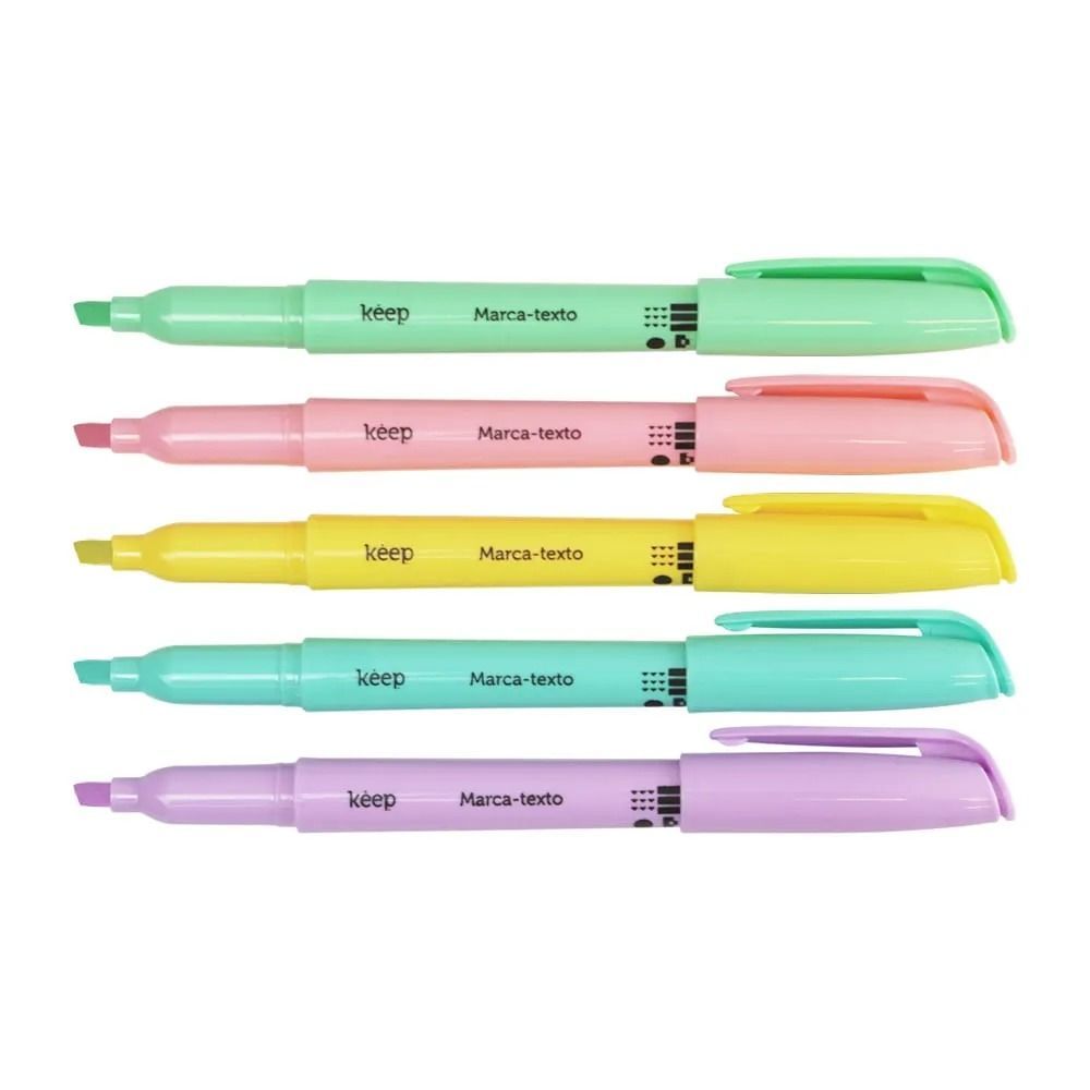 Resaltador 5 Colores Pastel Keep MR070