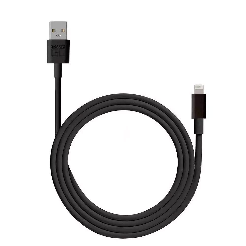 Cable USB iPhone Blindado 1.2m Smartogo WI400 Negro