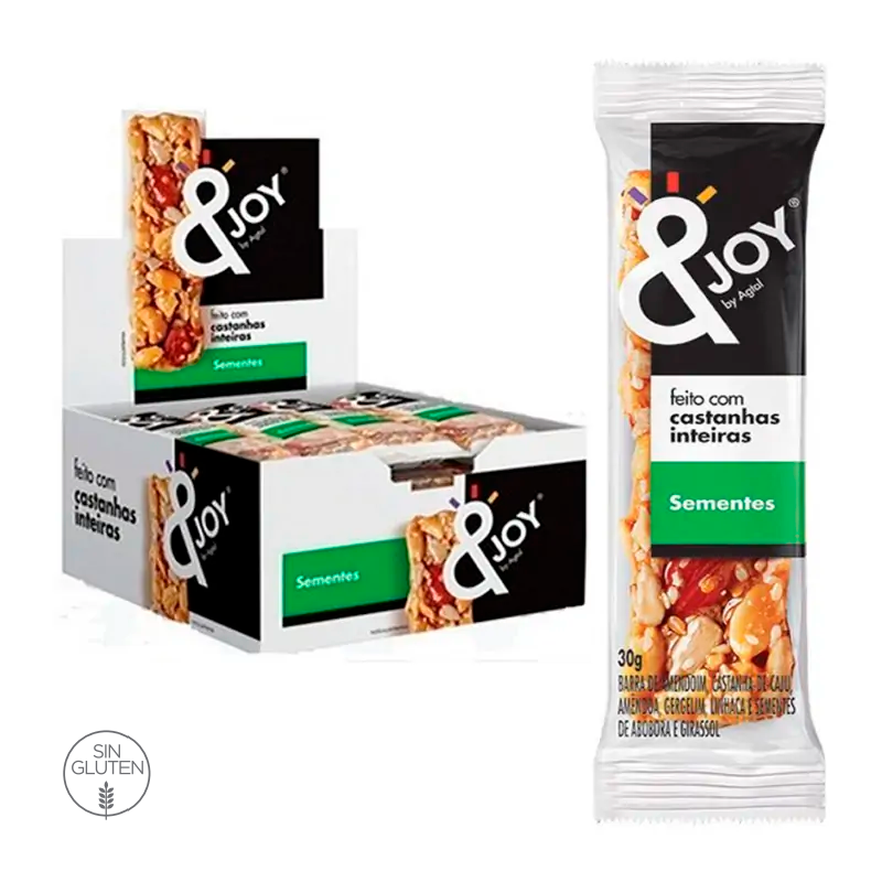 Barra de Cereales Mix Frutos y Semillas x12 Unidades Sin Gluten