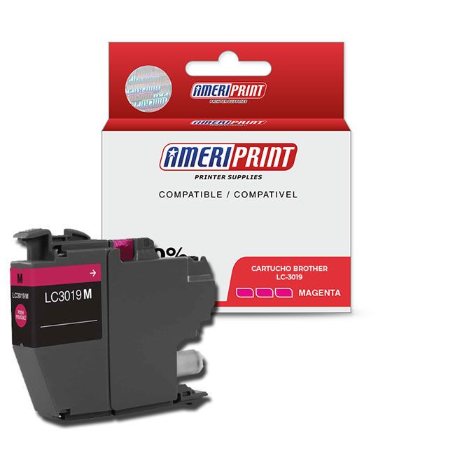 Cartucho Compatible Brother LC3019 Magenta MFC J5330 6530 6730 6930 Ameriprint
