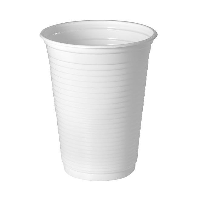 Vasos Plásticos Descartables Blancos 200ml x100