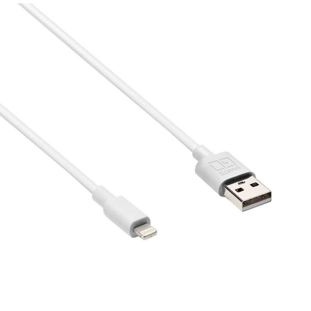 Cable USB iPhone Blindado 1.2m Smartogo WI401 Blanco