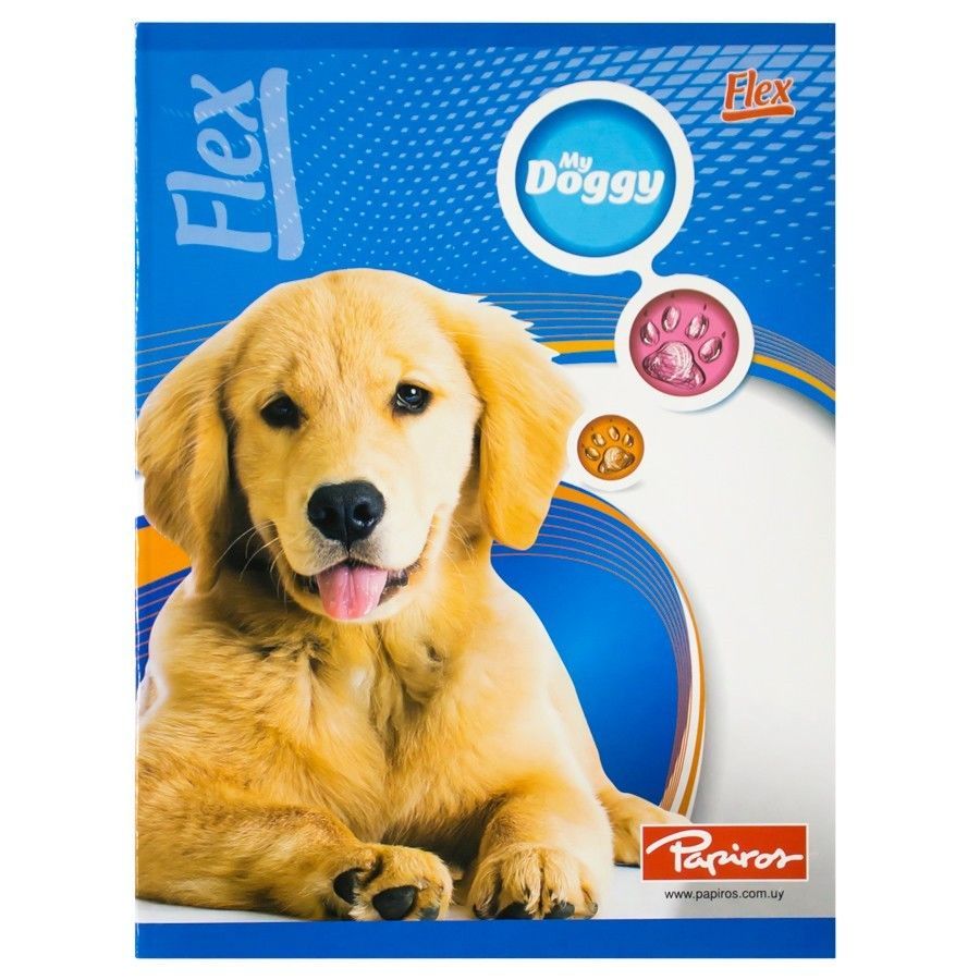 Cuaderno 36 Hojas Rayado Engrapado Papiros Flex
