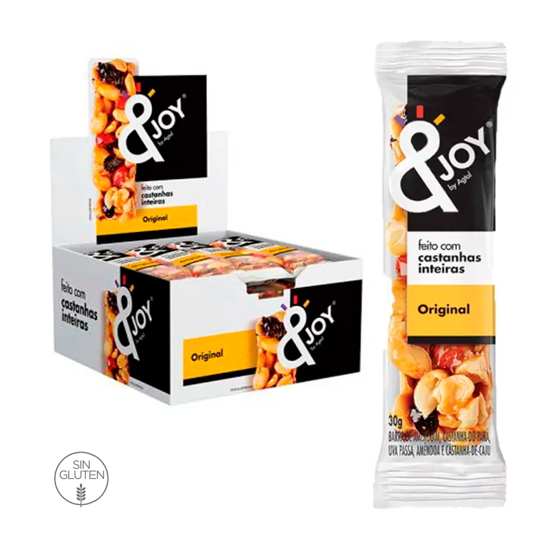 Barra Mix Frutos Secos Original x12 Unidades Sin Gluten