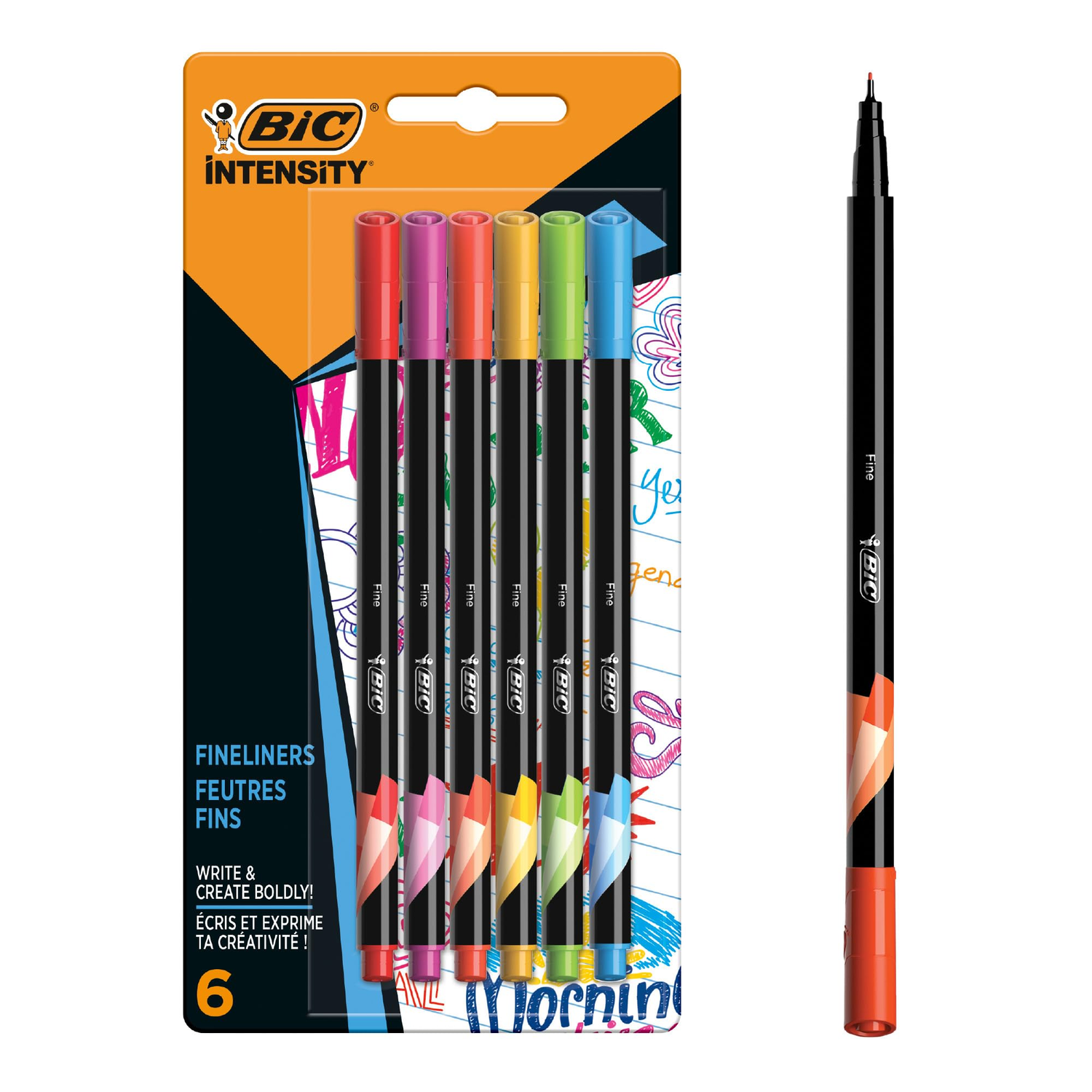 Marcadores Finos x6 Bic Intensity
