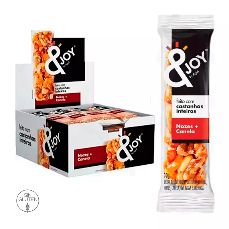 Barra de Cereales Mix Nueces y Canela x12 Unidades