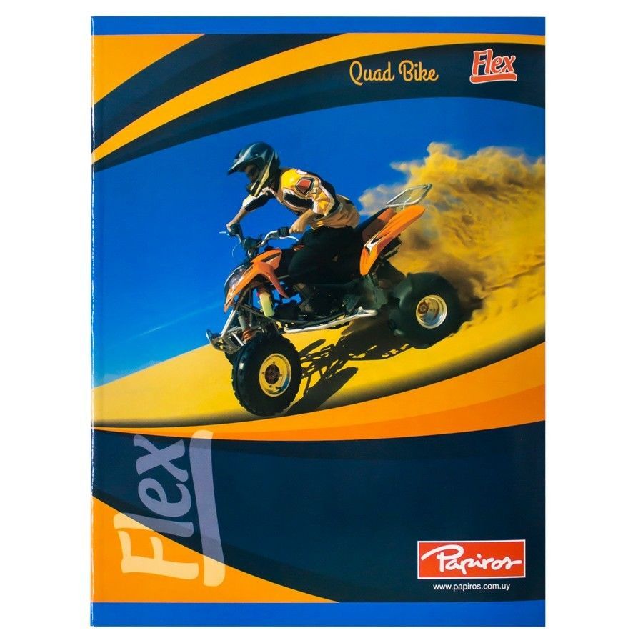 Cuaderno 36 Hojas Rayado Engrapado Papiros Flex
