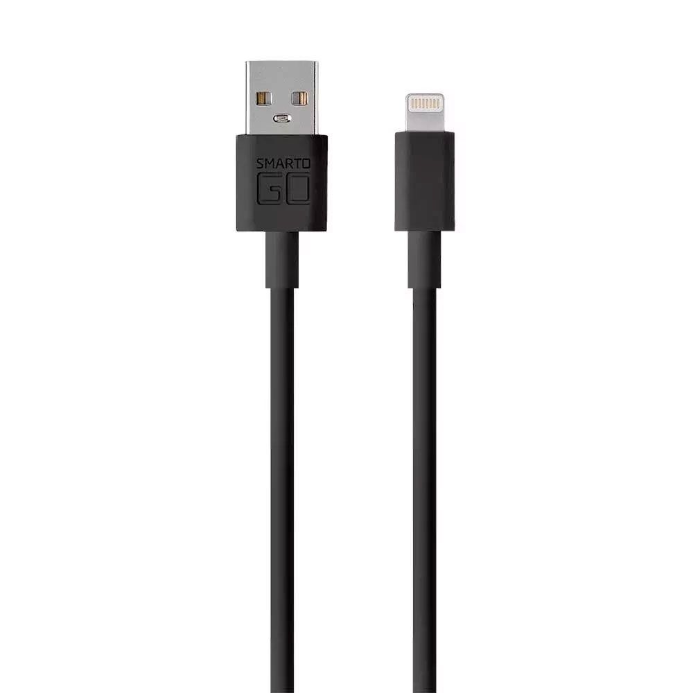 Cable USB iPhone Blindado 1.2m Smartogo WI400 Negro
