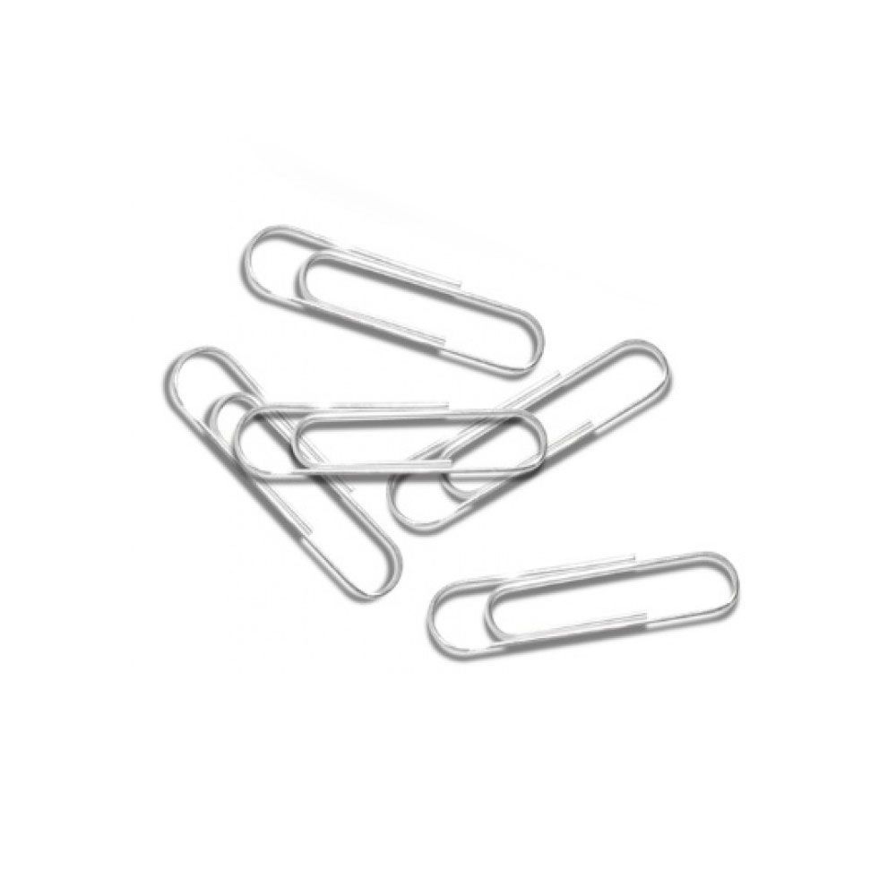 Clip 50mm Redondo Plateado x100 Deli