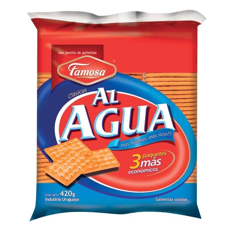 Galletas al agua 420g Famosa
