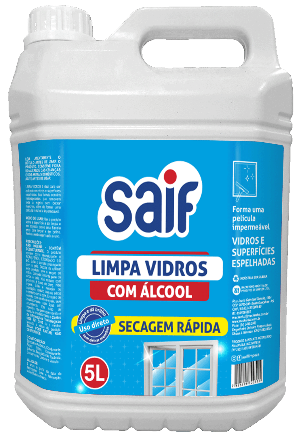 Limpia Vidrios Saif 5L