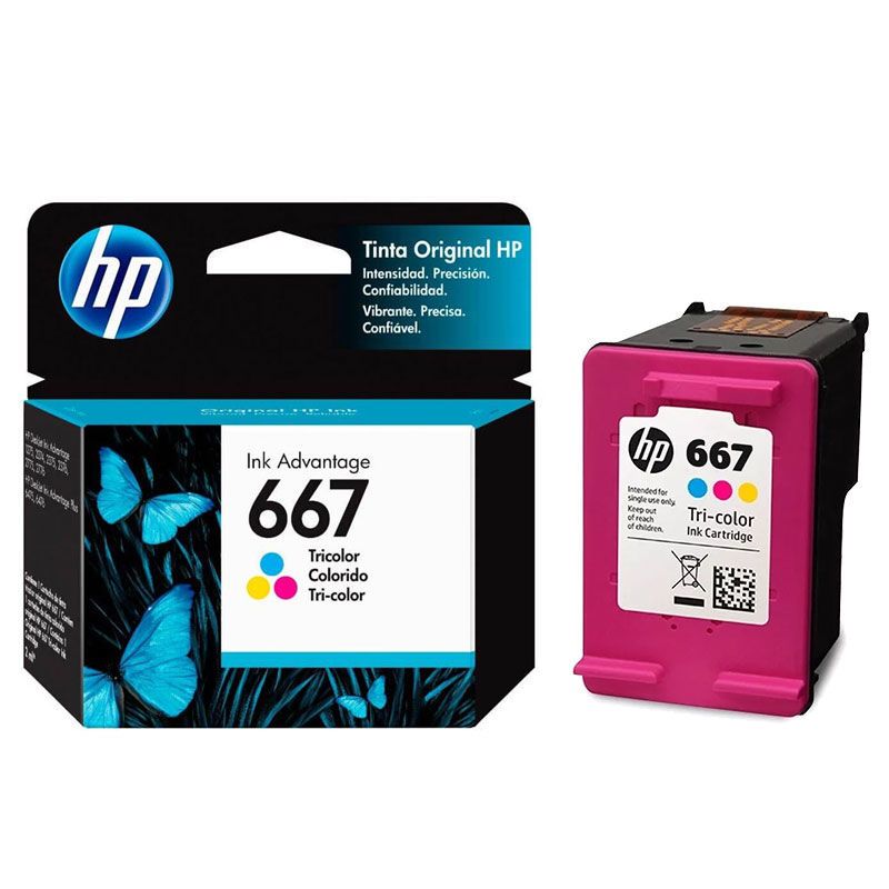 Cartucho Original Hp 667 Color 2375 2775 2776 2375 