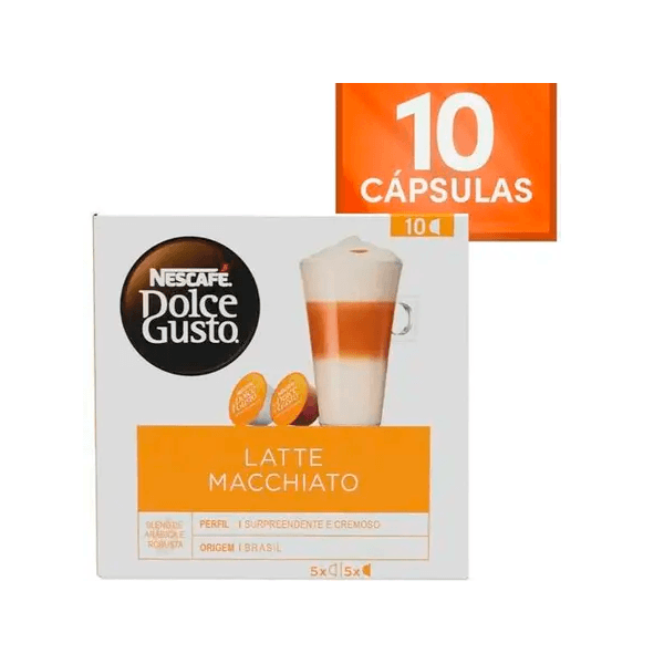 Café Nescafé Dolce Gusto Latte Macchiato x10 Cápsulas