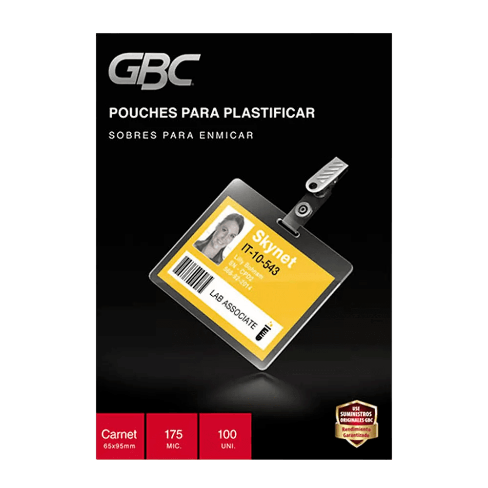 Plástico Para Plastificar 65x95mm x100