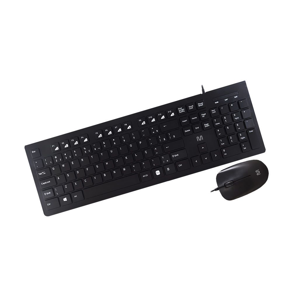 Kit Teclado y Mouse USB Multilaser TC240 