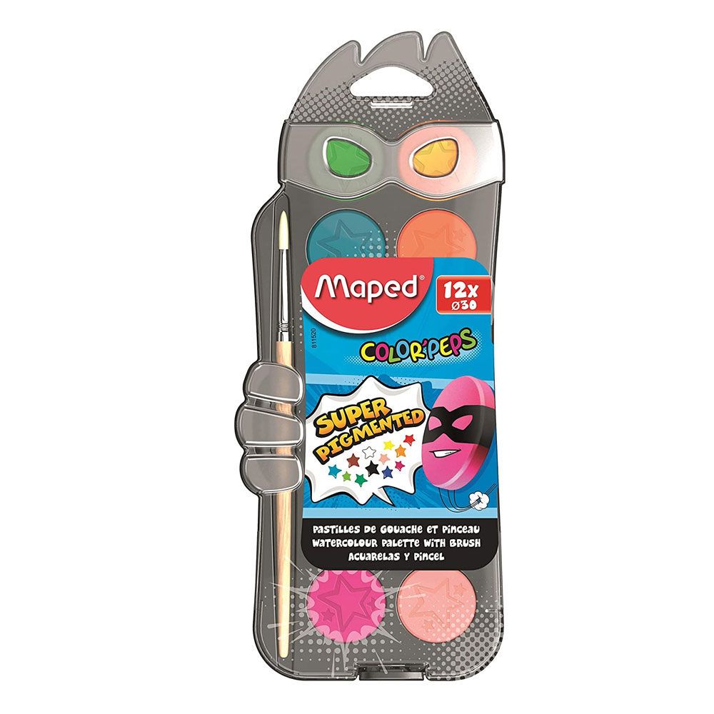 Acuarelas Estuche x12 Colores Maped