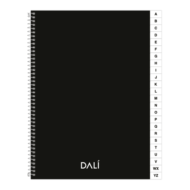 Cuaderno Indice 72 hojas Dali