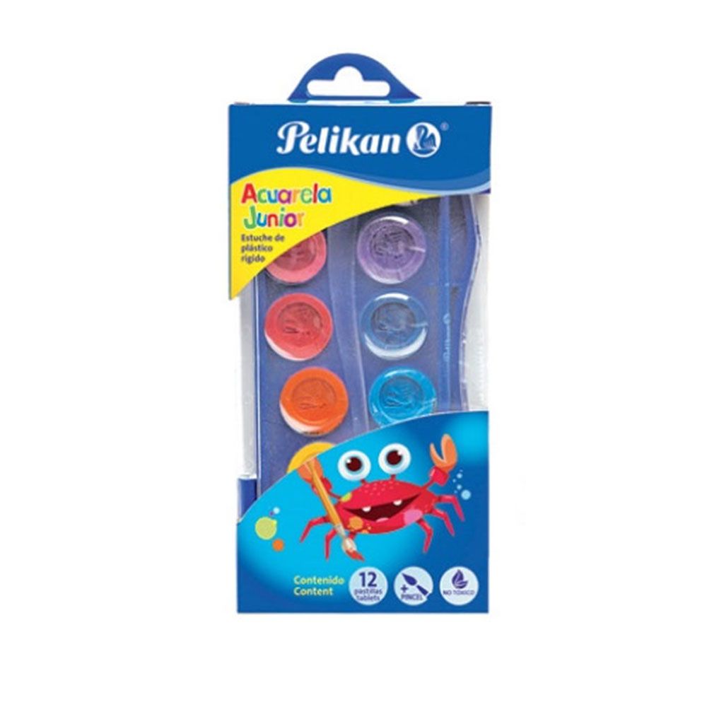 Acuarelas Estuche x12 Colores Pelikan