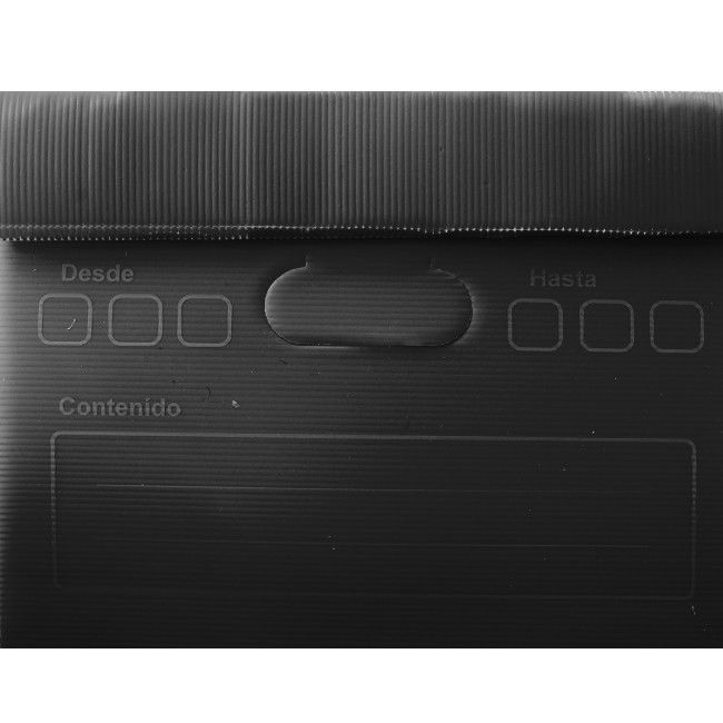 Caja Multiuso Polibras Lisa Negra 45 x 33.5 x 25.5cm