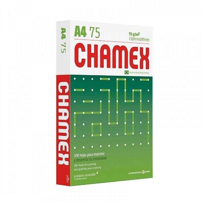 Papel Chamex A4 común 75G x500 hojas