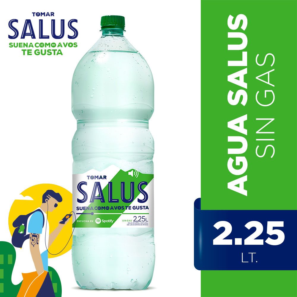 Agua Salus sin gas 2.25L