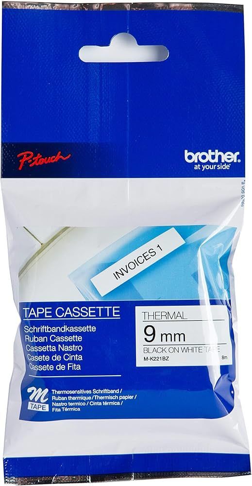 Cinta Rotuladora Original Brother MK 231 PT 70 80 90 100