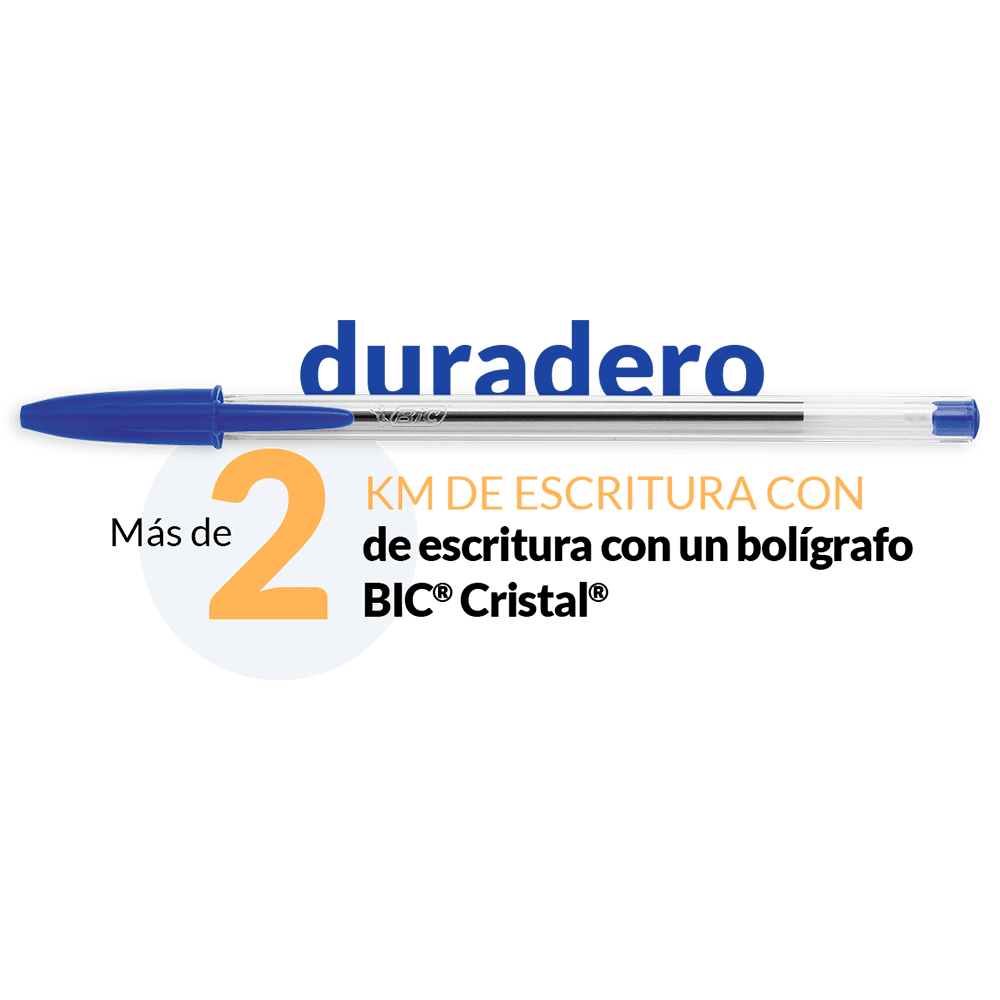 Lapicera Cristal Azul Bic