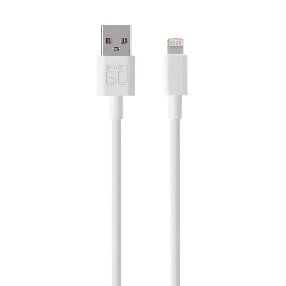 Cable USB iPhone Blindado 1.2m Smartogo WI401 Blanco