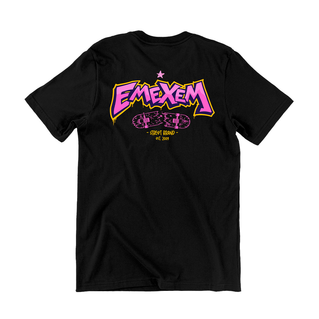 EMEXEM SKATE GRAFF - FRENTE Y ESPALDA - Emexem