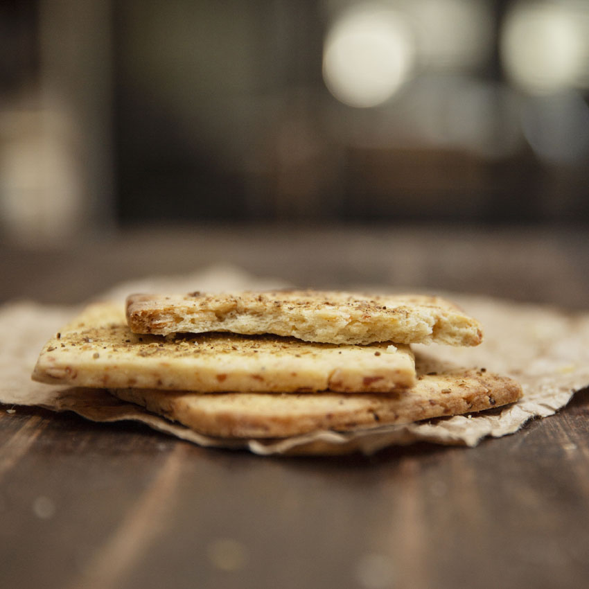 Shortbread de queso e hinojo