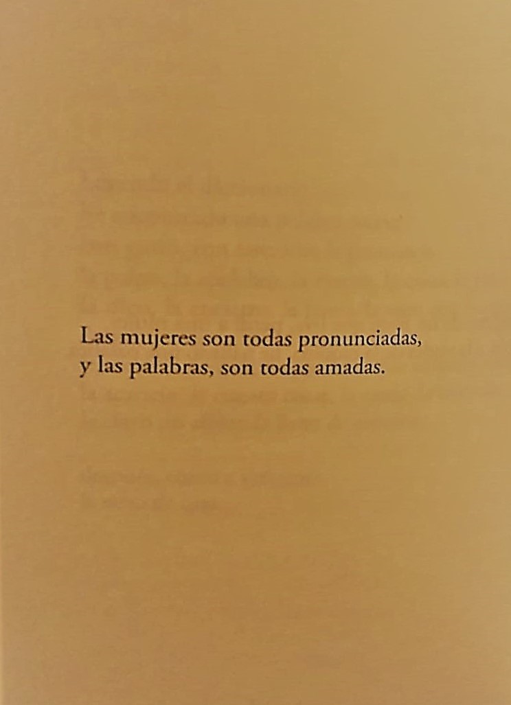 El amor es cuestión de palabras