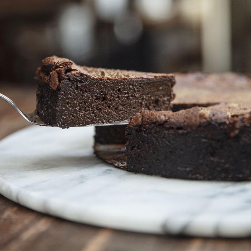 Torta húmeda de chocolate