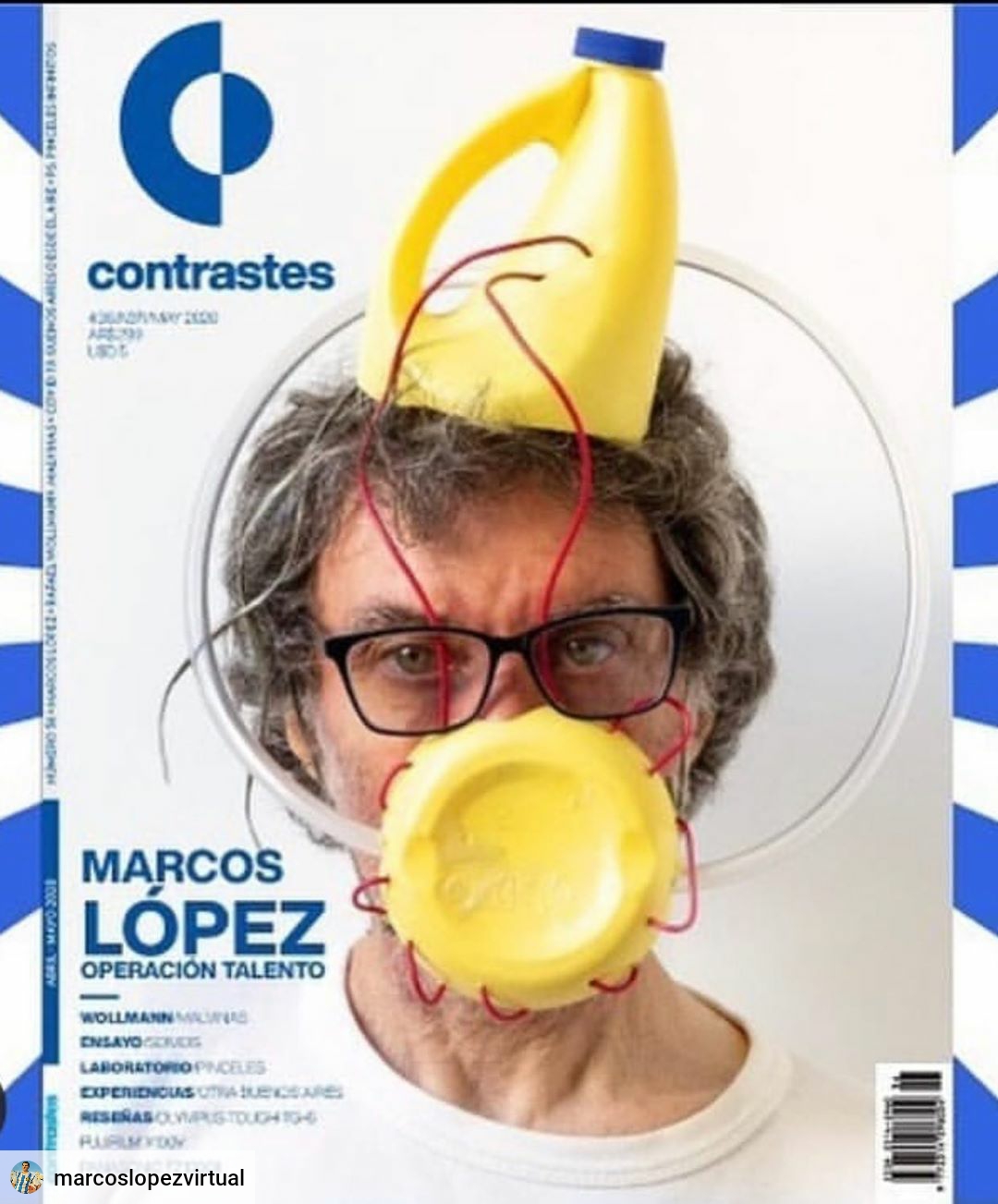 Portada de la revista «Contrastes»