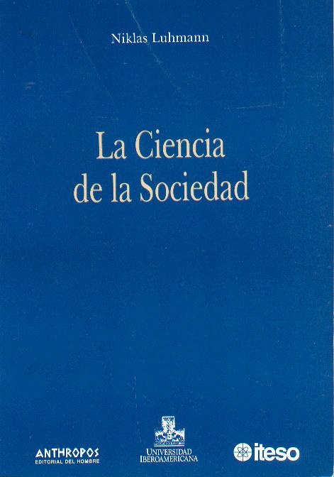 LA CIENCIA DE LA SOCIEDAD