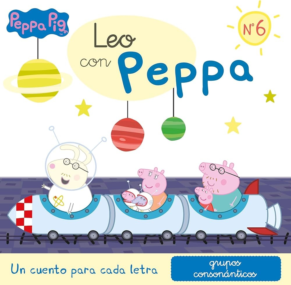 LEO CON PEPPA - UN CUENTO PARA CADA LETRA: GRUPOS CONSONÁNTICOS