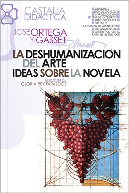 LA DESHUMANIZACIÓN DEL ARTE. IDEAS SOBRE LA NOVELA