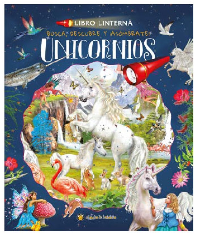 LIBRO LINTERNA - UNICORNIOS