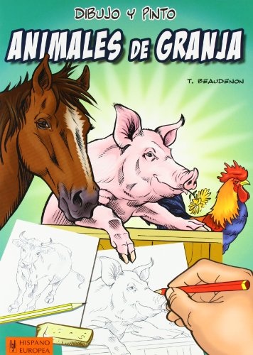 DIBUJO Y PINTO ANIMALES DE GRANJA