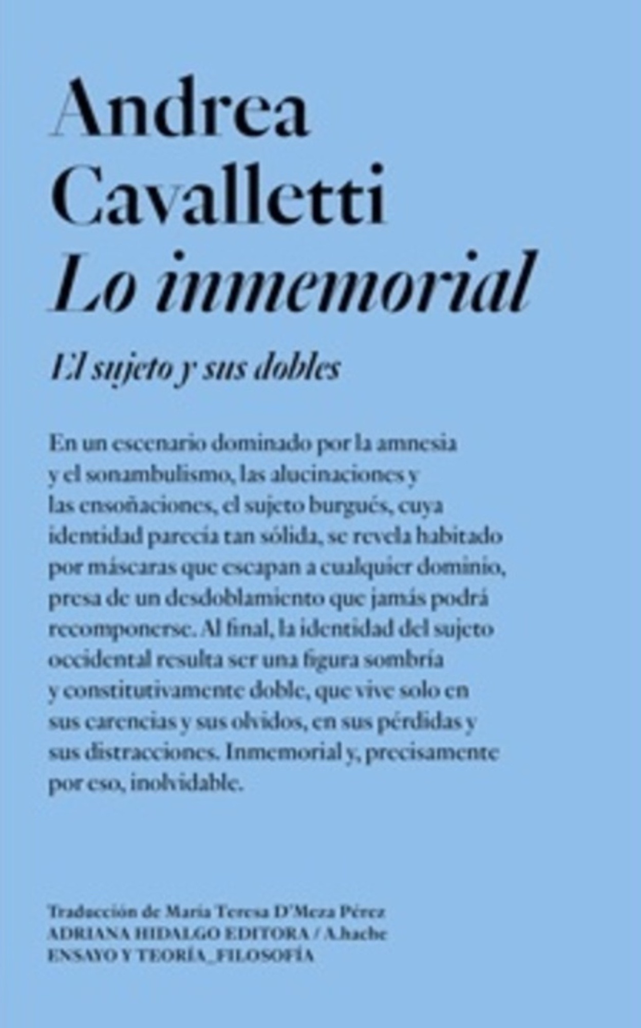 INMEMORIAL, LO