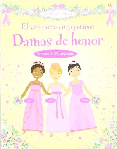 DAMAS DE HONOR. VESTUARIO CON PEGATINAS